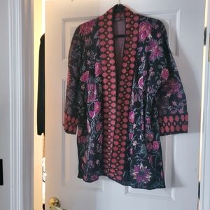 PERUVIAN CONNECTION CARDIGAN SWEATER XL